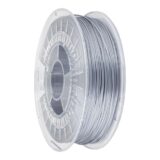 Glossy PLA filament Liquid Silver 1.75mm 750g - PrimaSelect