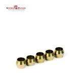 Spare 4mm Brass Compression Sleeves - Micro Swiss