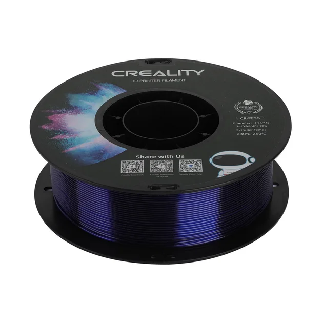 CREALITY CR-PETG filament Blue Translucent 1000g 1.75mm - Image 3
